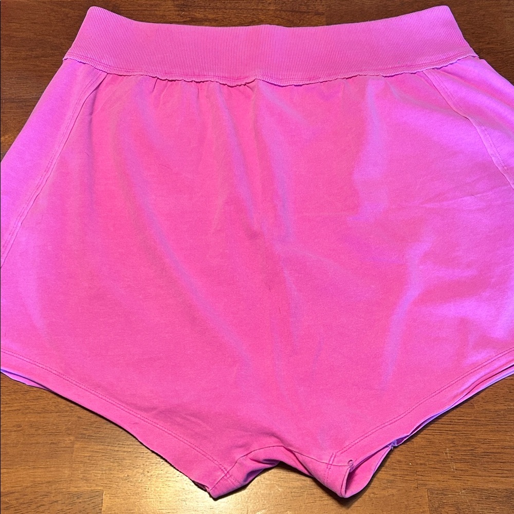 Free People Movement Hot Shot Harem Shorts - Neon Magenta - Picture 6 of 8